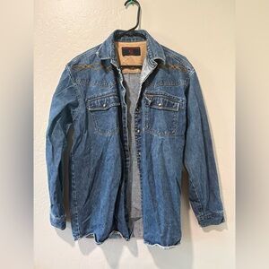 Grab Life By The Horns Dodge Blue Denim Jacket